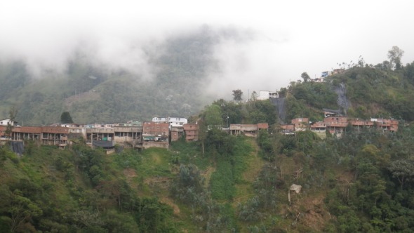 Typical Andean village